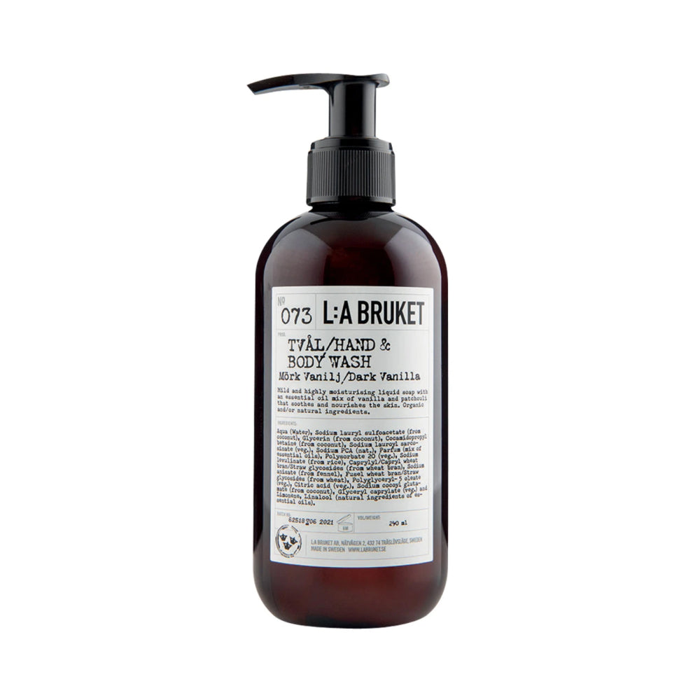 L:A Bruket 073 Hand & Body Wash Dark Vanilla